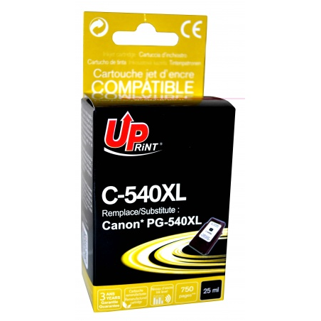 ✅ Cartouche encre UPrint compatible CANON PG-540 XL noir couleur Noir en stock