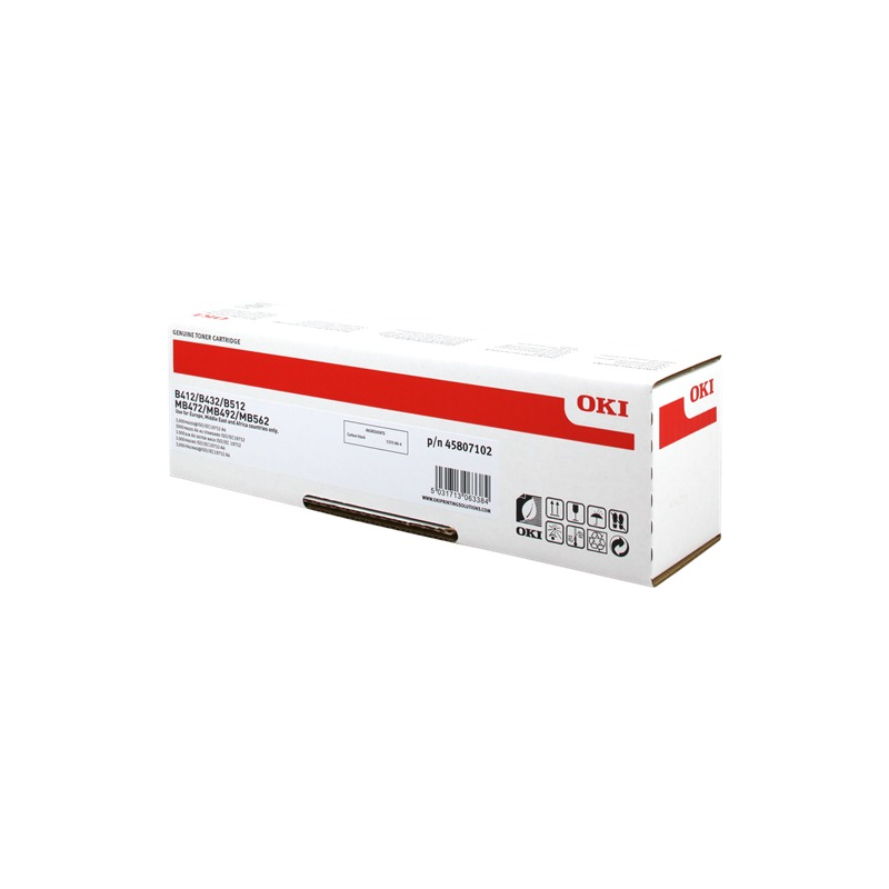 OKI toner 45807102 noir