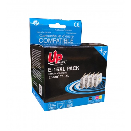 ✅ Pack UPrint compatible Epson T16XL 4 cartouches couleur pack en stock