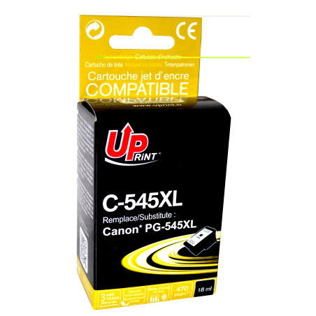 ✅ Cartouche encre UPrint compatible CANON PG-545 XL noir couleur Noir en stock