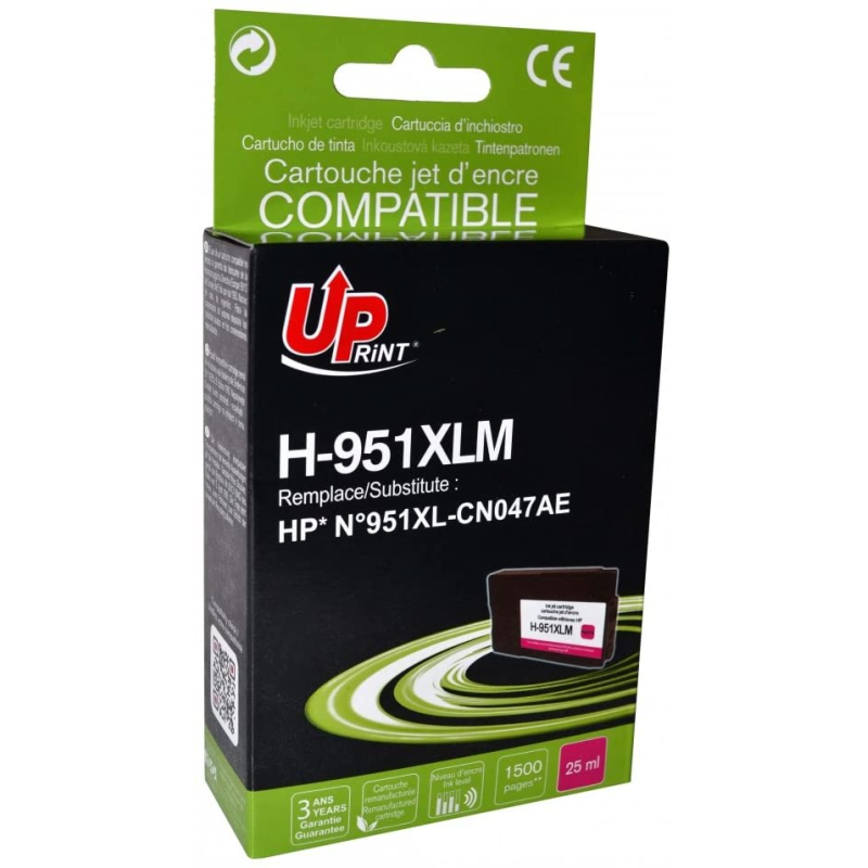 Cartouche encre UPrint compatible HP 951XL magenta Cartouche encre UPrint compatible HP 951XL magenta
