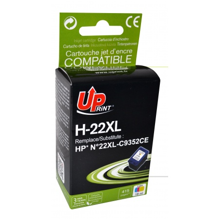 ✅ Cartouche encre UPrint compatible HP 22XLCL couleur couleur couleur en stock
