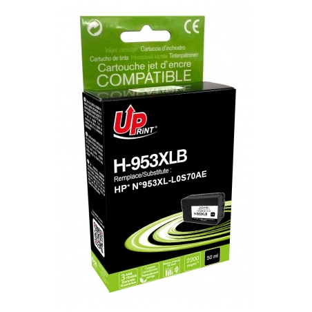 ✅ Cartouche encre UPrint compatible HP 953 XL noir couleur Noir en stock