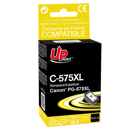 ✅ Cartouche encre UPrint compatible CANON PG-575XL noir couleur Noir en stock