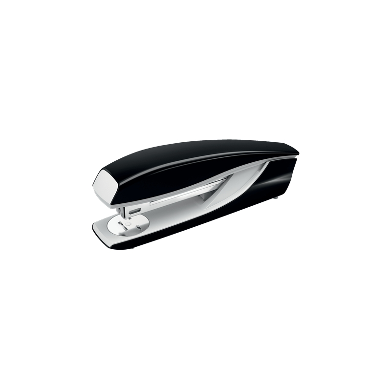 Petrus 2002 Agrafeuse Métal - Jusqu'à 40 Feuilles - Agrafage Fermé, Ouvert et Cloué - Couleur Noir