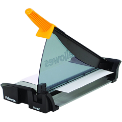 ✅ Fellowes Guillotine Fusion A4 - Rogne jusqu'à 10 feuilles - Format A4 - Lame en acier inoxydable couleur en stock