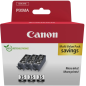 Canon PGI-35BK Multipack de 3 cartouches d'encre noire originales - 1509B028