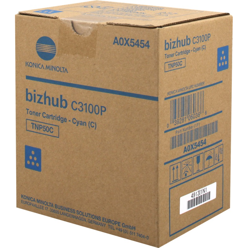 Konica Minolta TNP50C Cyan Toner A0X5454