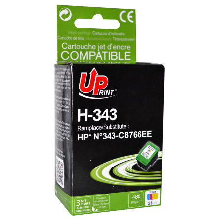 ✅ Cartouche PREMIUM compatible HP 343 couleur couleur couleur en stock