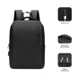 Subblim City Backpack Sac à dos pour ordinateur portable 15,6" - Compartiment rembourré - Résistant à l'eau - Port USB