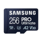 Carte Micro SDXC Samsung PRO Ultimate 256 Go UHS-I U3 A2 V30 avec adaptateur SD