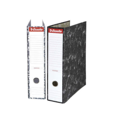 ✅ Lot 20 Classeurs Esselte 75mm, Coins Mét., Noir couleur en stock