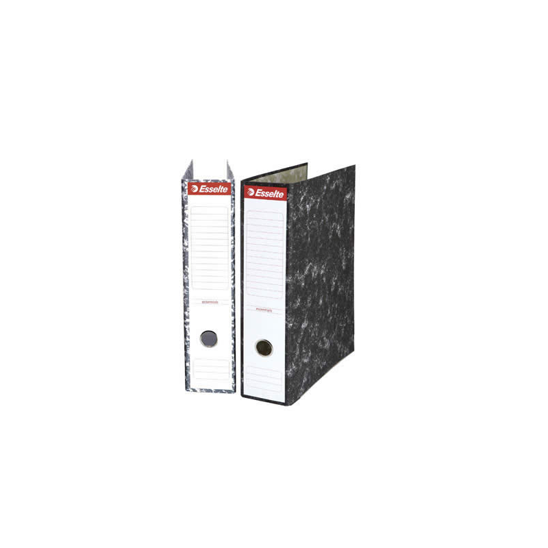 Lot 20 Classeurs Esselte 75mm, Coins Mét., Noir