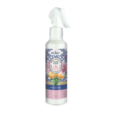Spray désodorisant Prady Home à la rose Kelaat - Flacon de 220 ml - Flacon vaporisateur