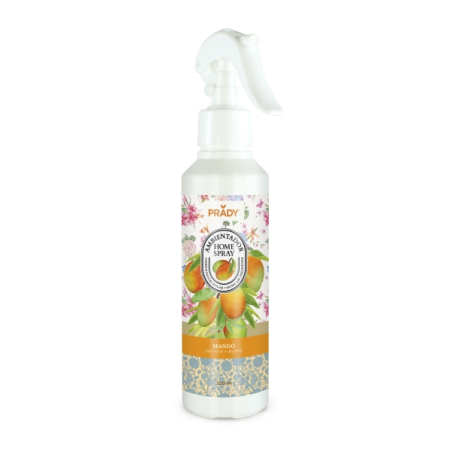 Désodorisant d'intérieur Prady Mangue en spray - Flacon de 220 ml - Flacon vaporisateur