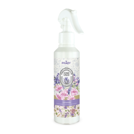 Spray désodorisant Prady Home à la lavande - Flacon de 220 ml - Flacon vaporisateur