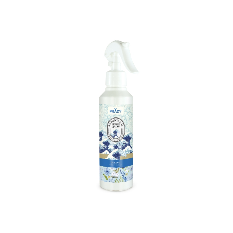 Désodorisant d'intérieur Prady Océan - Flacon de 220 ml - Vaporisateur