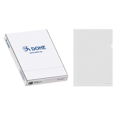 ✅ Lot de 100 Porte-documents DOHE Transparent couleur Transparent en stock