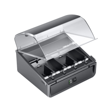 Système de gestion de filaments Creality CFS - Capacité de 4 bobines - Stockage de filaments étanche à l'humidité - Détection