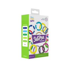 Recharge de filament MyFirst - Lot de 5 recharges de filament pour stylo 3D - Couleurs chaudes : jaune, rose, rouge, violet