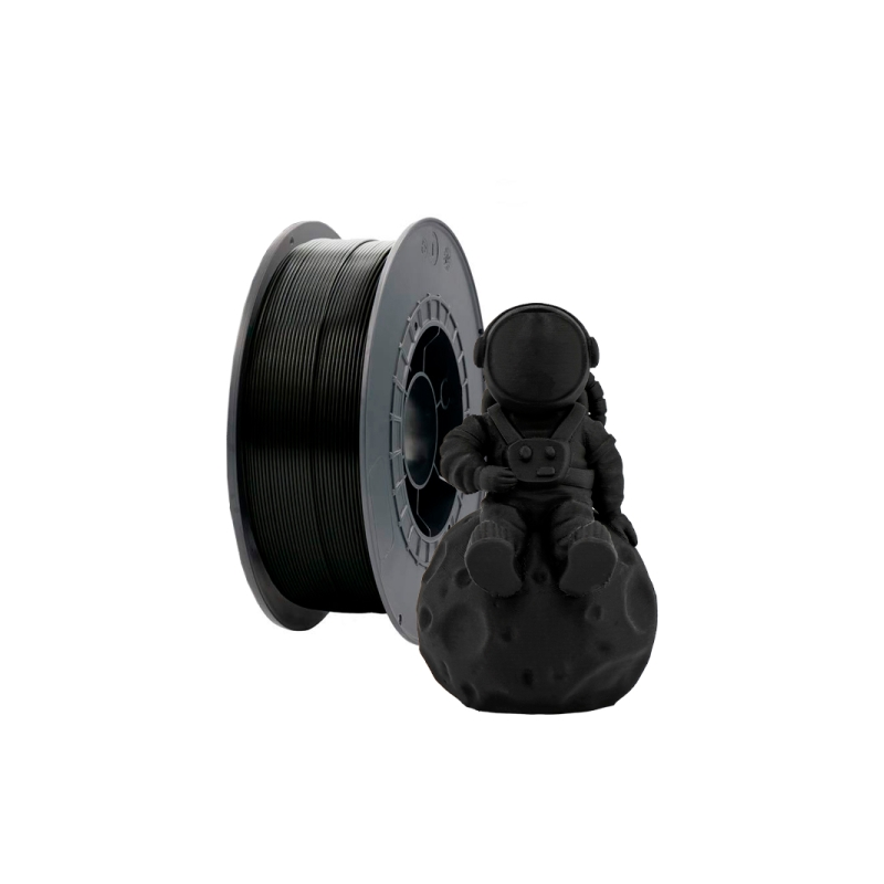 Filament PLA 3D - Diamètre 1,75 mm - Bobine 2,5 kg - Couleur Noir