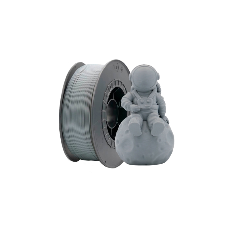 Filament PETG 3D - Diamètre 1,75 mm - Bobine 1kg - Couleur Gris