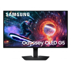 Moniteur Samsung Odyssey OLED G5 27" OLED QHD 180 Hz FreeSync HDR10 - Temps de réponse 0,03 ms - Angle de vision 178° - HDMI