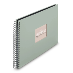 Album photo à spirale Hama - 300 feuilles - 320 x 360 mm - Vert pastel