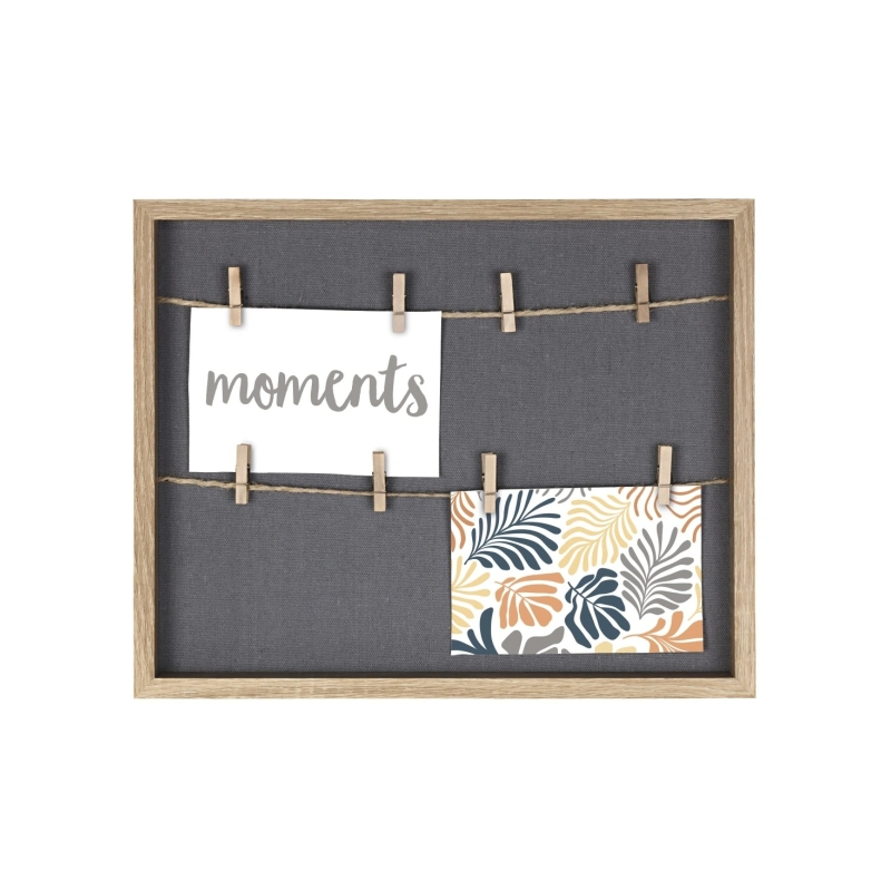 Cadre photo mural Hama avec cordon - Bois MDF - 36,6 x 29,6 x 3,2 cm - Marron