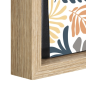 Cadre photo mural Hama avec cordon - Bois MDF - 21,5 x 16,5 x 3,2 cm - Marron