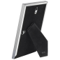 Cadre photo Hama Riva 10x15cm - Format portrait - Aluminium - 11,7x16,9x1,5cm - Couleur argent