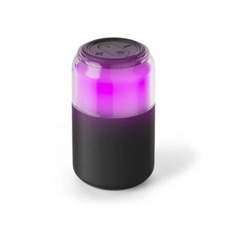 Enceinte portable Hama Can Speaker - Puissance 5 W - Bluetooth - USB-C - Batterie 1800 mAh - Portée 10 m - Lumière LED - 14,8 x