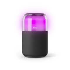 Enceinte portable Hama Can Speaker - Puissance 5 W - Bluetooth - USB-C - Batterie 1800 mAh - Portée 10 m - Lumière LED - 14,8 x