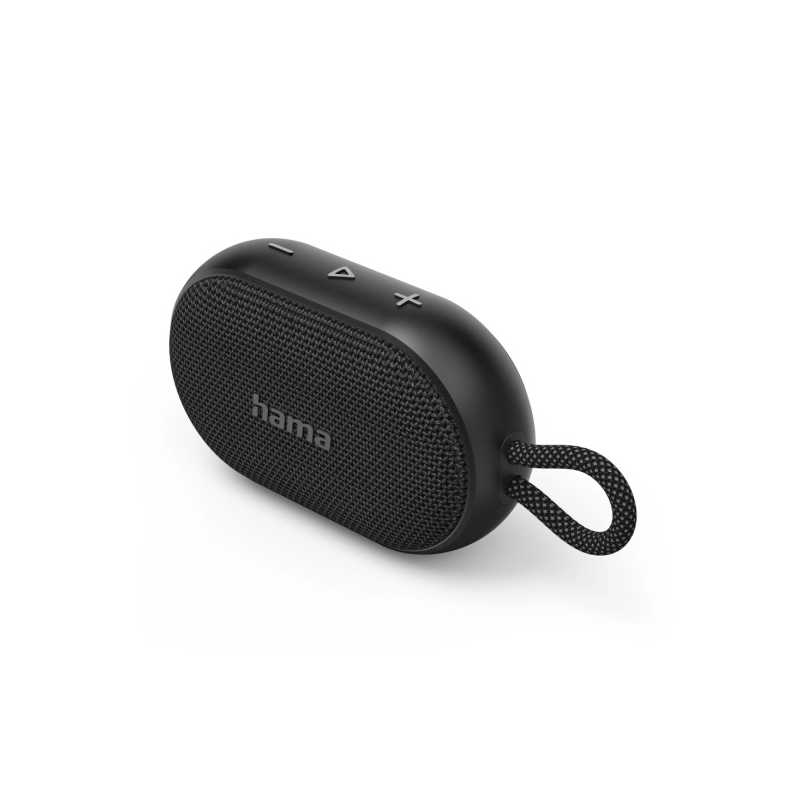 Enceinte portable Hama avec poignée - Puissance 6 W - Bluetooth - Jusqu'à 12 h d'autonomie - USB-C - Batterie 1200 mAh - Portée