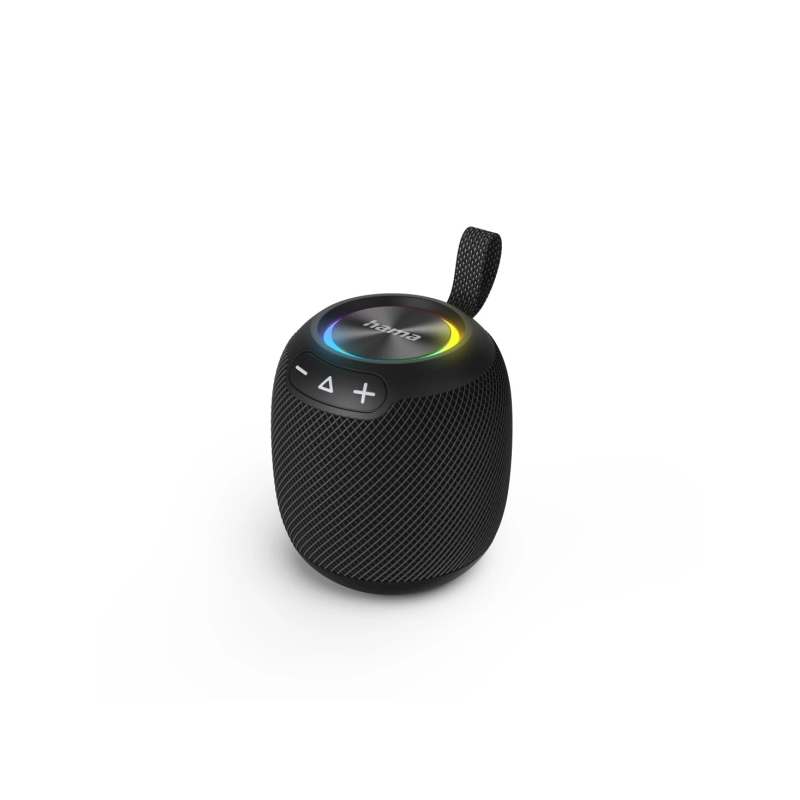 Enceinte portable Hama - Puissance 16 W - Bluetooth - USB-C - Batterie 3000 mAh - Indice de protection IPX6 - Lumière LED