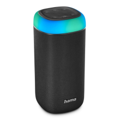 Enceinte portable Hama - Puissance 30 W - Bluetooth - USB-C - Batterie 2000 mAh - Indice de protection IPX4 - Lumière LED