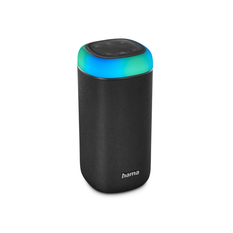 Enceinte portable Hama - Puissance 30 W - Bluetooth - USB-C - Batterie 2000 mAh - Indice de protection IPX4 - Lumière LED