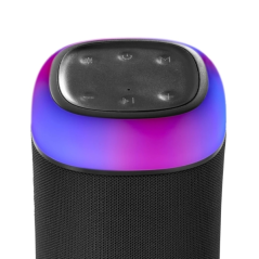 Enceinte portable Hama - Puissance 30 W - Bluetooth - USB-C - Batterie 2000 mAh - Indice de protection IPX4 - Lumière LED