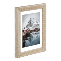 Cadre photo Hama Oslo 15x20cm - Bois MDF - 22,6x17,6x1,8cm - Bois clair