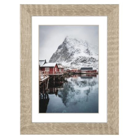 Cadre photo Hama Oslo 13x18cm - Bois MDF - 15,6x20,6x1,8cm - Bois clair