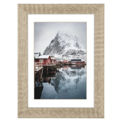Cadre photo Hama Oslo 10x15cm - Bois MDF - 13,1x17,6x1,8cm - Bois clair
