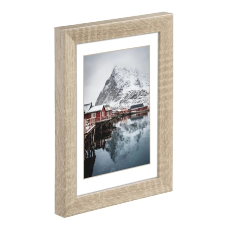 Cadre photo Hama Oslo 10x15cm - Bois MDF - 13,1x17,6x1,8cm - Bois clair