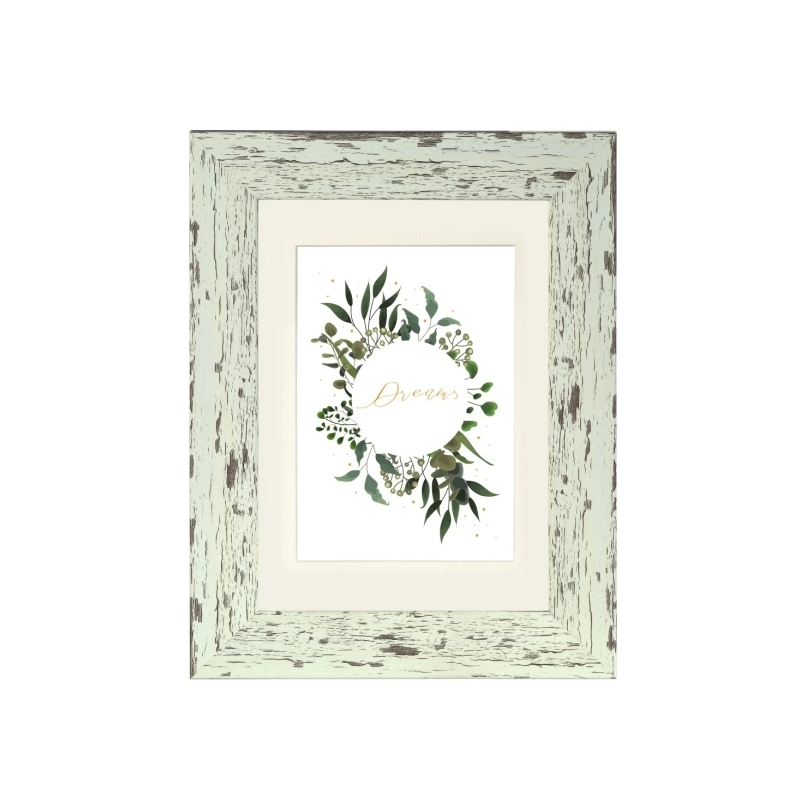 Cadre photo Hama Chalet 10x15cm - Plastique - 15x19,5x2cm - Couleur menthe