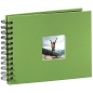 Album photo à spirale Hama - 50 pages noires - Couverture en papier - 24 x 17 cm - Vert
