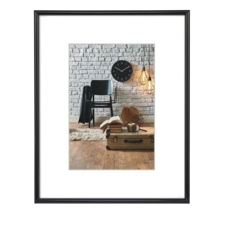 Cadre photo Hama Séville 13 x 18 cm - Plastique - 14 x 19,5 x 2 cm - Noir