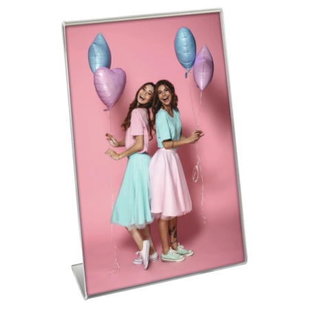 Cadre photo Hama 10x15cm - Format portrait - Acrylique - 10x15cm - Couleur transparente
