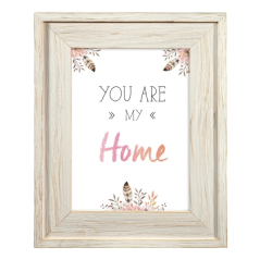 Cadre photo Hama Nivala 13x18cm - Format portrait - Bois - 19,2x24,2x1,6cm - Blanc