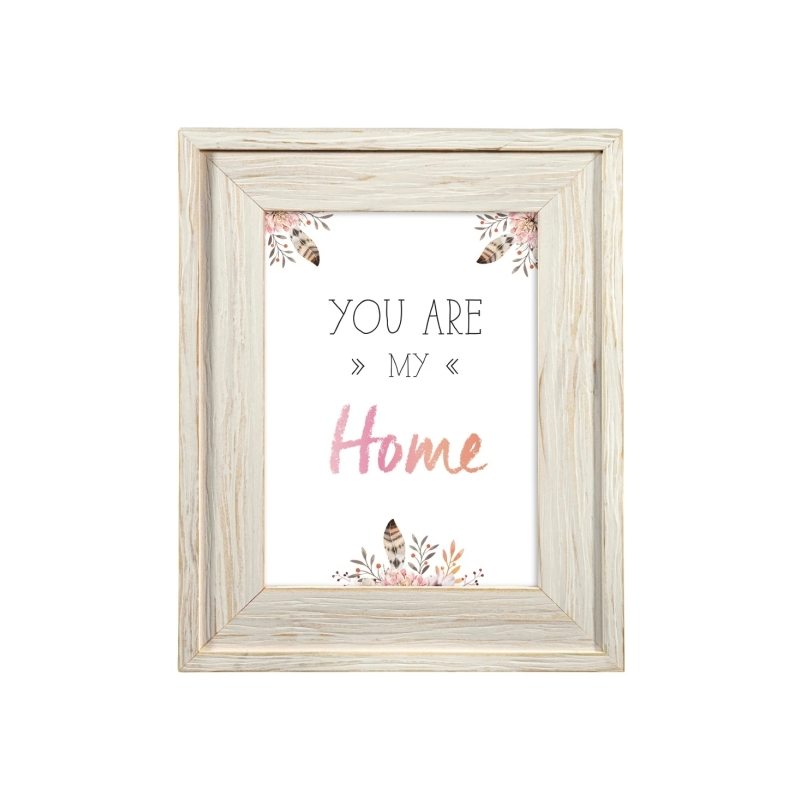 Cadre photo Hama Nivala 13x18cm - Format portrait - Bois - 19,2x24,2x1,6cm - Blanc