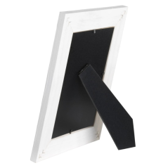 Cadre photo Hama Nivala 13x18cm - Format portrait - Bois - 19,2x24,2x1,6cm - Blanc
