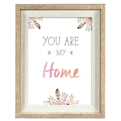 Cadre photo Hama Falun 13x18cm - Format portrait - Bois MDF - 16,8x21,8x1,6cm - Marron